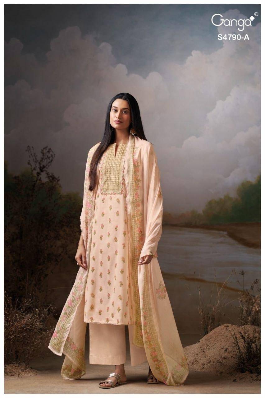 ESHMITA 4790 By Ganga Fashion Stylish Beautiful Colourful Cotton Dresses At Wholesale Price